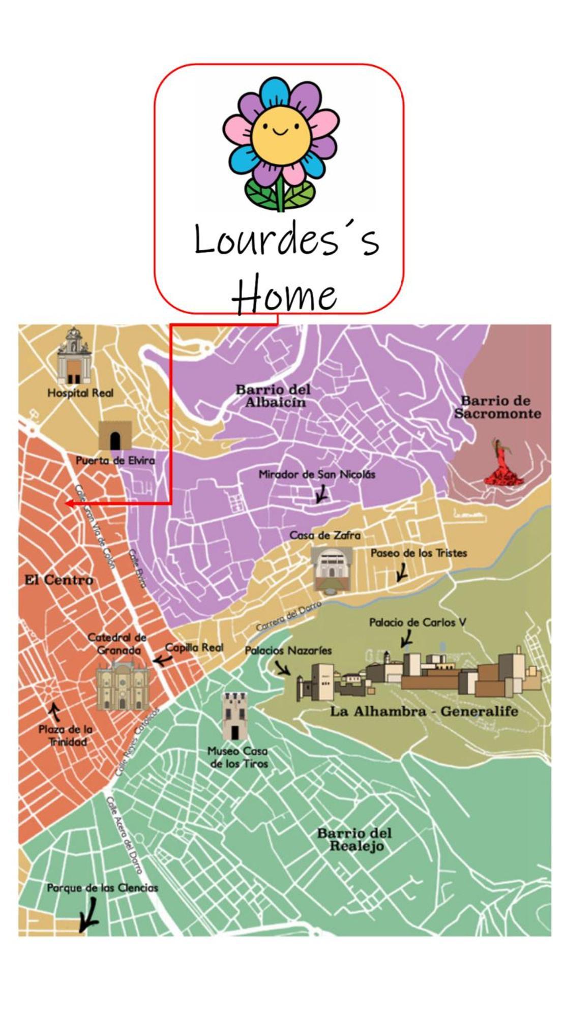 Lourdes'S Home Granada Exterior foto